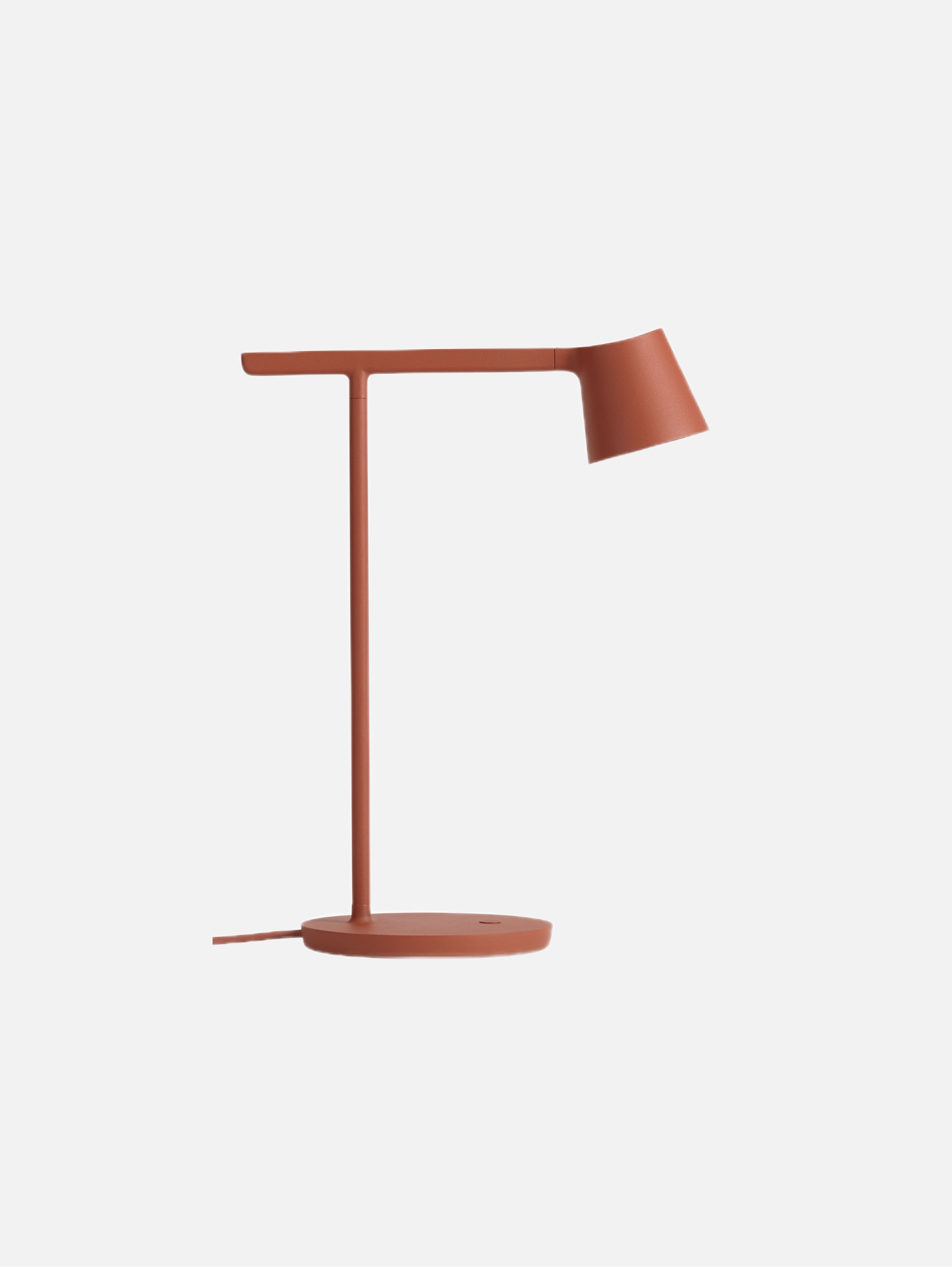 Copper Crescent Desk Lamp